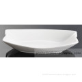 ivory creamy pure white design brand print rectangular bowl